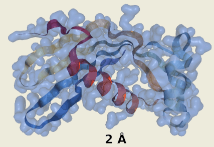Cryo-EM resolution example